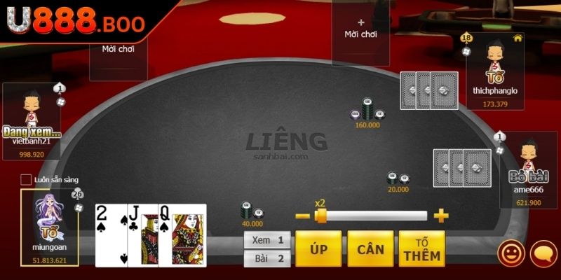 Liêng U888 - Chiến Thuật Chơi Đơn Giản Mà Chuẩn Xác 3 Chiến thuật úp bài đúng lúc